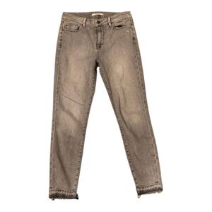 Fidelity Denim Gwen‎ Crop Size 27 High Rise Skinny Vintage Frost (Grey)